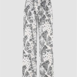 Paisley Print Elasticated Trousers
